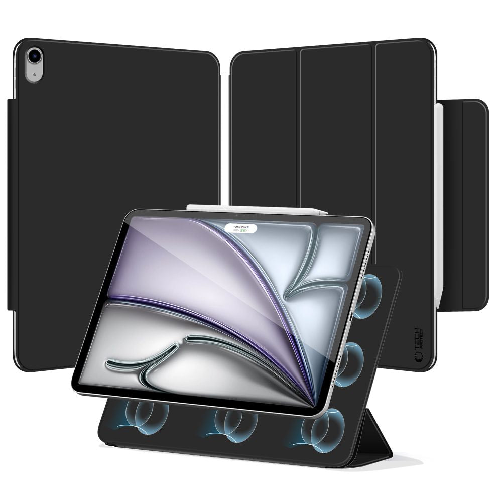 „Tech-Protect Smartcase“ magnetinis dėklas, skirtas iPad Air 13“ (2024/2025/2026) – juodas