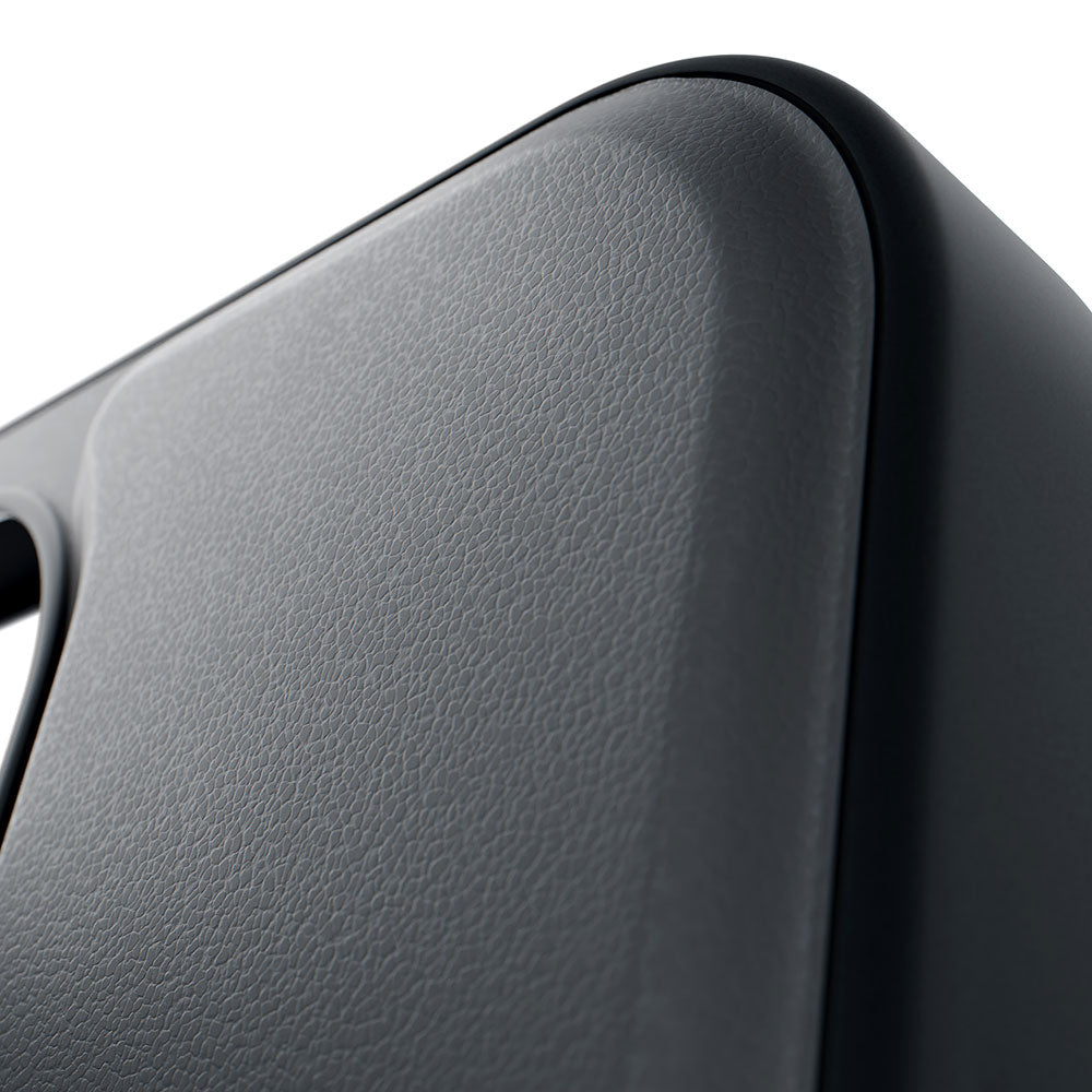 3mk Hardy Android Silky Leather MagCase, skirtas Samsung Galaxy S24+ – juodas
