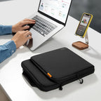 Tech-Protect Defender VR nešiojamojo kompiuterio krepšys 13-14 - Juodas -- Laptop Bags