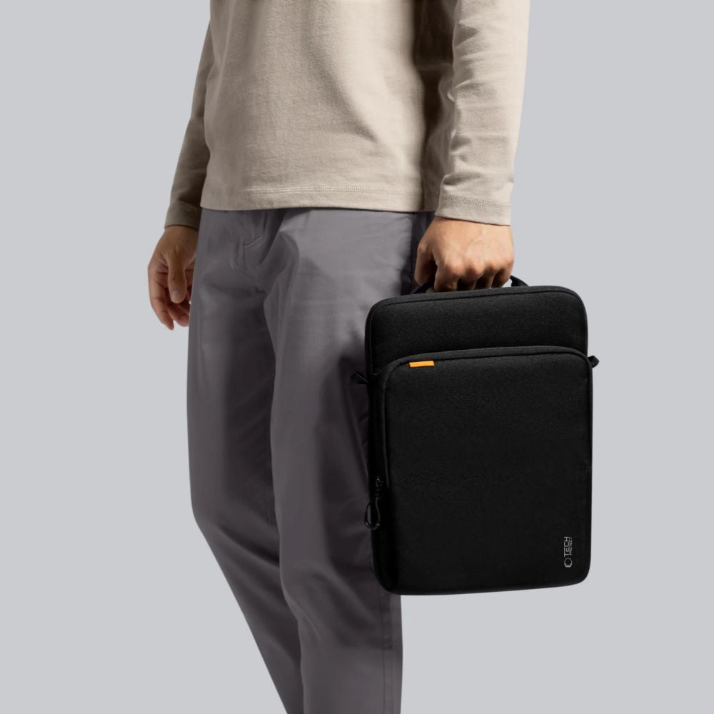 Tech-Protect Defender VR nešiojamojo kompiuterio krepšys 13-14 - Juodas -- Laptop Bags