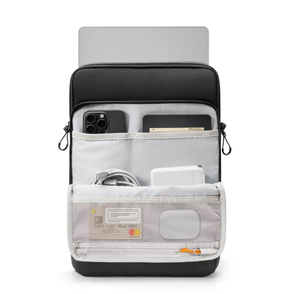 Tech-Protect Defender VR nešiojamojo kompiuterio krepšys 15-16 - Juodas -- Laptop Bags