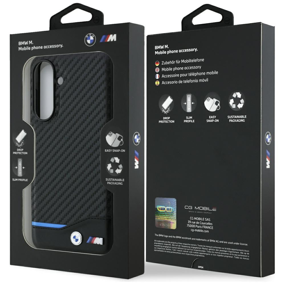 BMW M Carbon dėklas Samsung Galaxy A56 – juodas
