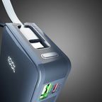 SBS išorinė baterija 10000 mAh 20W su integruotu USB-C laidu ir skaitmeniniu ekranu tamsiai pilka
