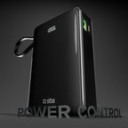 SBS išorinė baterija 20000 mAh 20W su integruotu USB-C laidu ir skaitmeniniu ekranu juoda