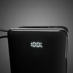 SBS išorinė baterija 20000 mAh 20W su integruotu USB-C laidu ir skaitmeniniu ekranu juoda