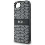 DKNY Mono Stripe dėklas iPhone 16e – juodas