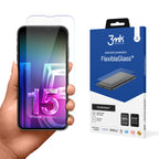 Hibridinis stiklas 3mk FlexibleGlass v2.0, skirtas Apple iPhone 15