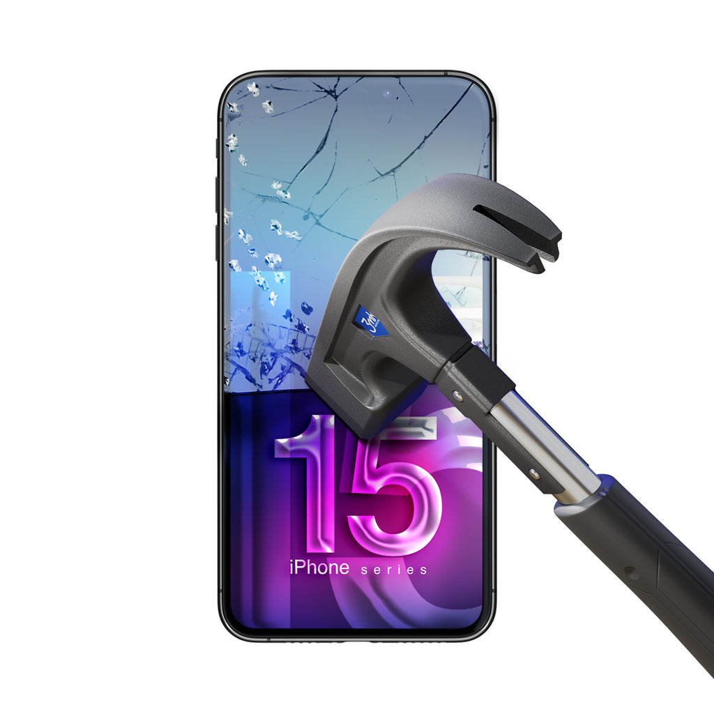 Hibridinis stiklas 3mk FlexibleGlass v2.0, skirtas Apple iPhone 15