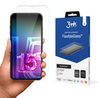 Hibridinis stiklas 3mk FlexibleGlass v2.0, skirtas Apple iPhone 15 Pro Max