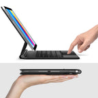 Tech-Protect Smartcase Magnetic su klaviatūra, skirta iPad 10.9" 2022 / iPad 11" 2025 - juoda