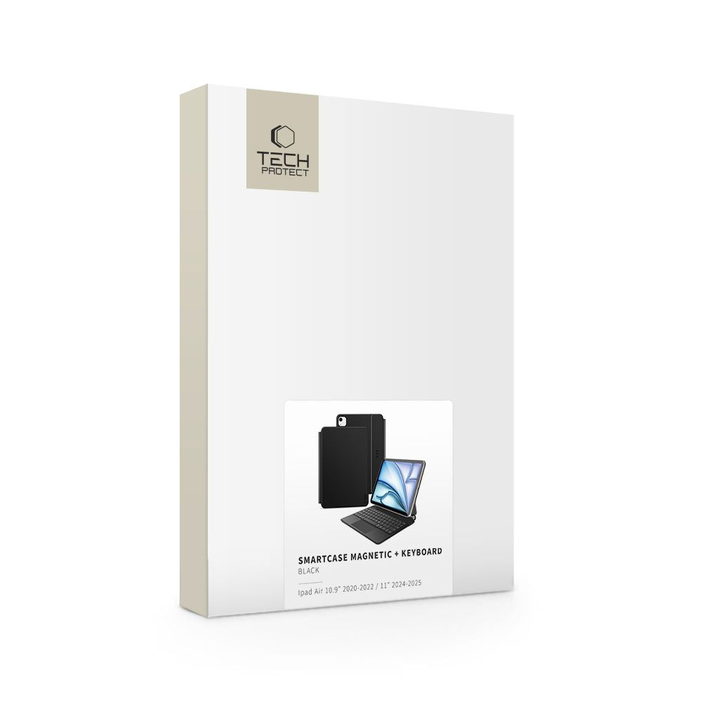 Tech-Protect Smartcase Magnetic su klaviatūra, skirta iPad Air 10.9" (2020/2022) / 11" (2024/2025/2026) - juoda