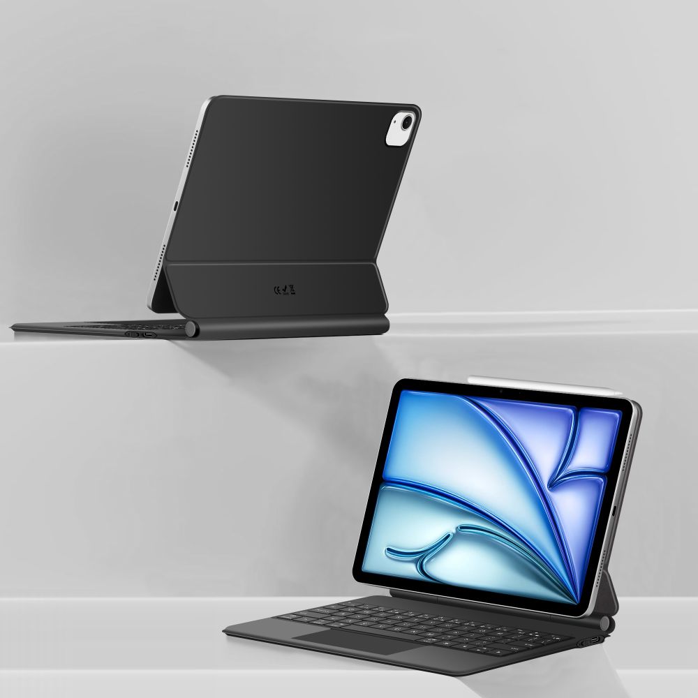 Tech-Protect Smartcase Magnetic su klaviatūra, skirta iPad Air 10.9" (2020/2022) / 11" (2024/2025/2026) - juoda