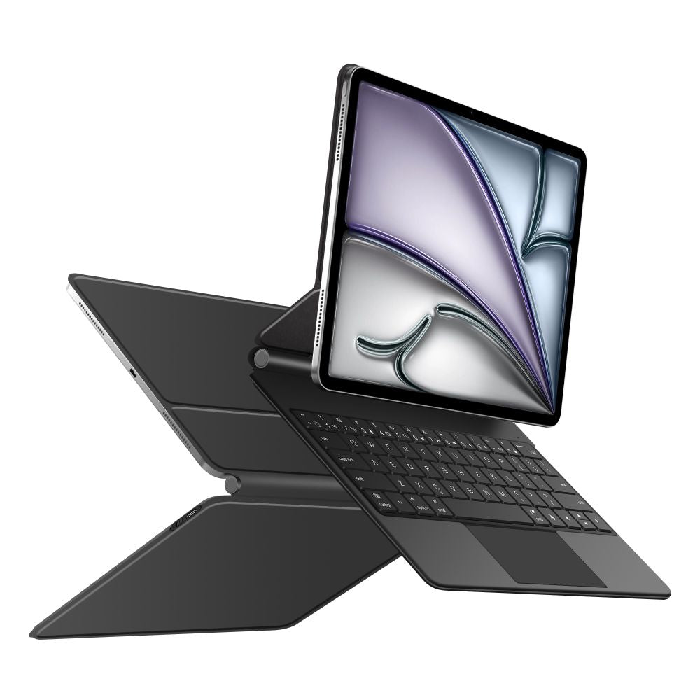 Tech-Protect Smartcase Magnetic su klaviatūra, skirta iPad Pro 12.9" (2020 /2021/2022) / 13" (2024/2025/2026) – juoda
