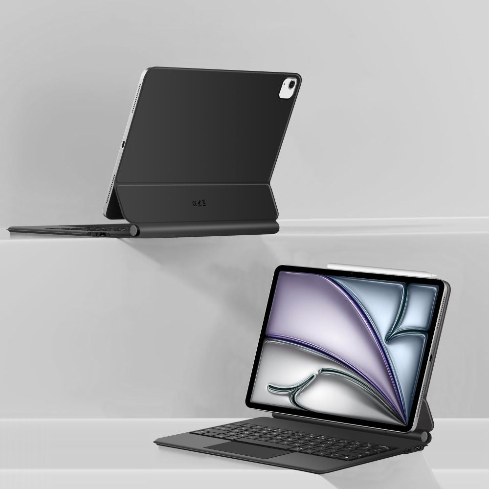 Tech-Protect Smartcase Magnetic su klaviatūra, skirta iPad Pro 12.9" (2020 /2021/2022) / 13" (2024/2025/2026) – juoda