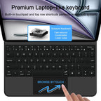 Tech-Protect Smartcase Magnetic su klaviatūra, skirta iPad Pro 12.9" (2020 /2021/2022) / 13" (2024/2025/2026) – juoda