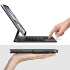 Tech-Protect Smartcase Magnetic su klaviatūra, skirta iPad Pro 12.9" (2020 /2021/2022) / 13" (2024/2025/2026) – juoda
