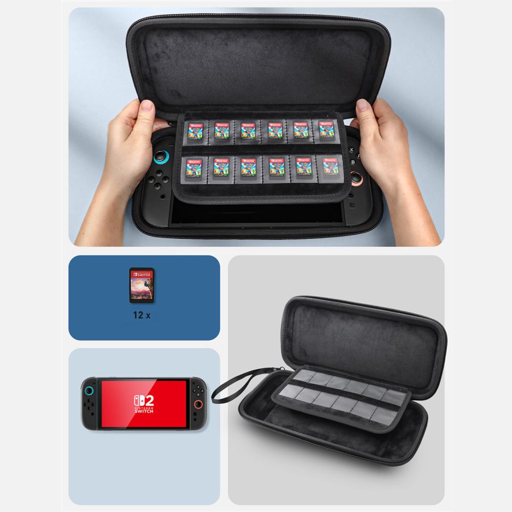 Supcase Carrying Mini dėklas Nintendo Switch 2 – juodas -- Cell phone cases and covers