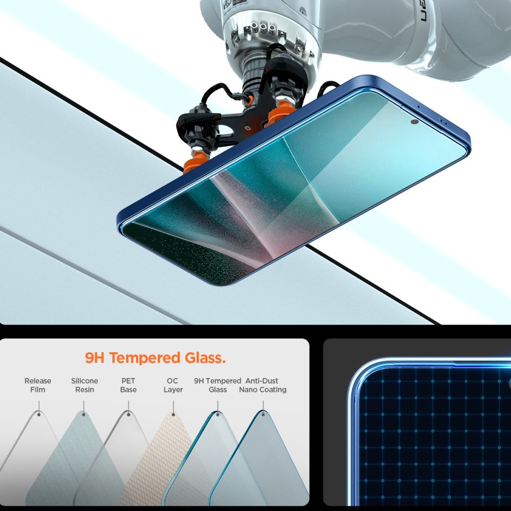 Spigen Glas.TR EZ Fit Pro stiklas Galaxy S25 Edge