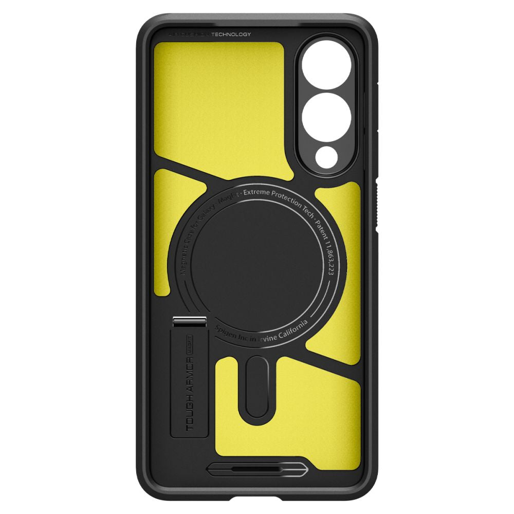 Spigen Tough Armor MagSafe dėklas Galaxy S25 Edge – juodas