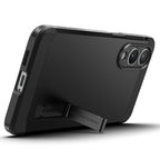 Spigen Tough Armor MagSafe dėklas Galaxy S25 Edge – juodas