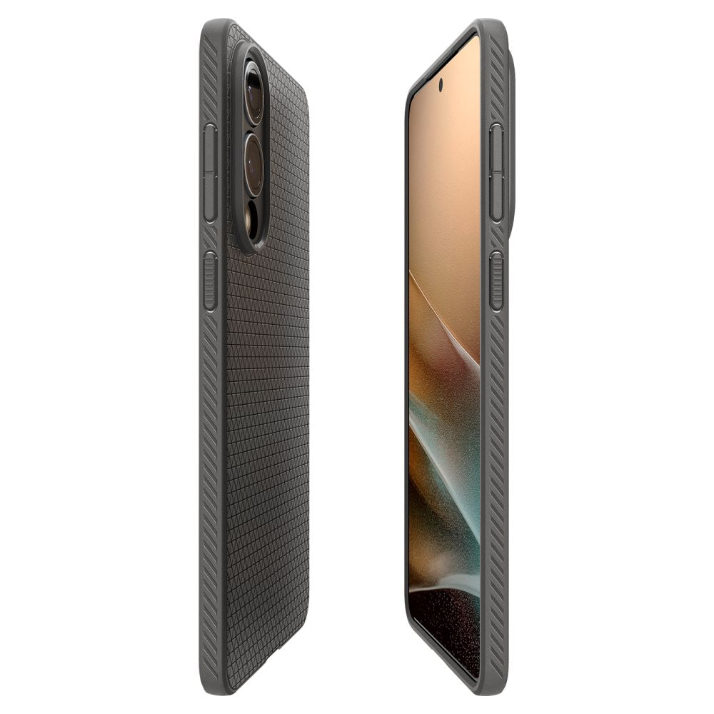 Spigen Liquid Air dėklas Samsung Galaxy S25 Edge – pilkas