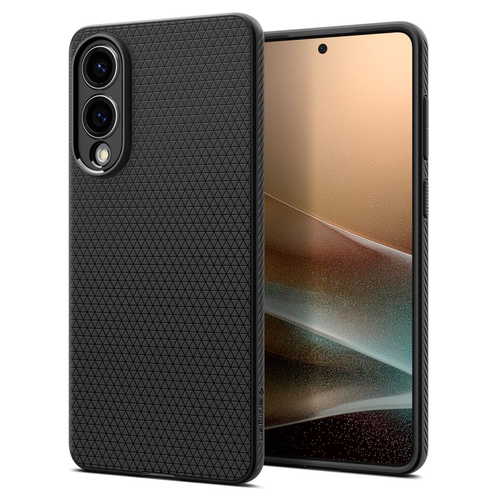 Spigen Liquid Air dėklas Samsung Galaxy S25 Edge – juodas