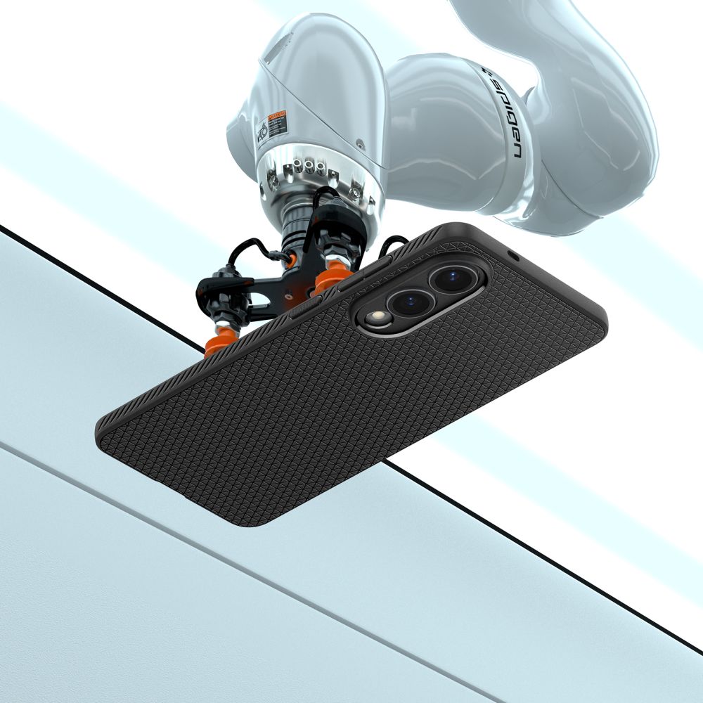 Spigen Liquid Air dėklas Samsung Galaxy S25 Edge – juodas