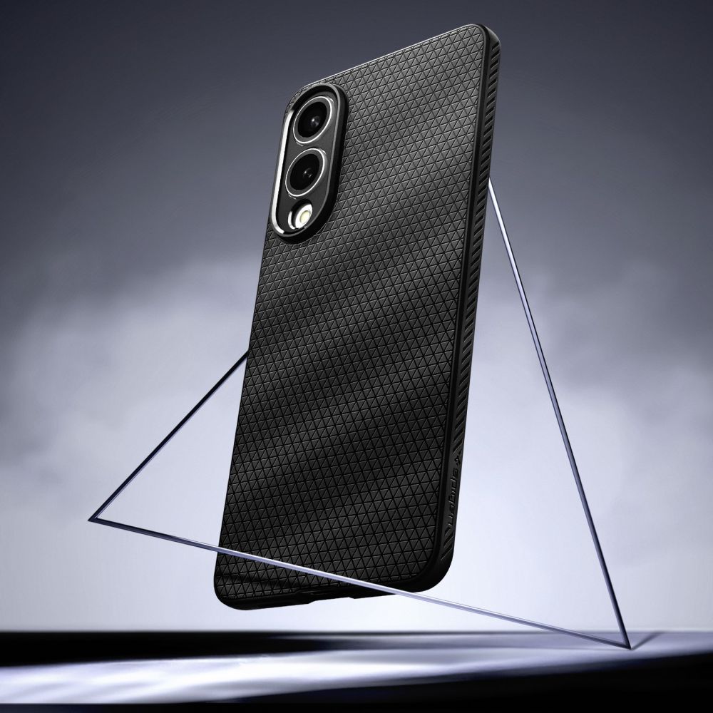 Spigen Liquid Air dėklas Samsung Galaxy S25 Edge – juodas