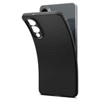 Spigen Liquid Air dėklas Samsung Galaxy S25 Edge – juodas