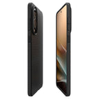 Spigen Liquid Air dėklas Samsung Galaxy S25 Edge – juodas