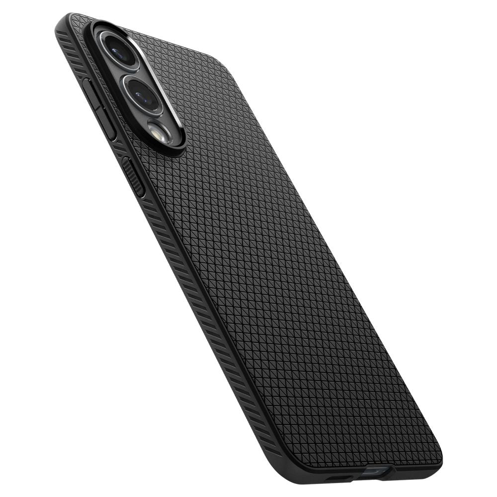 Spigen Liquid Air dėklas Samsung Galaxy S25 Edge – juodas