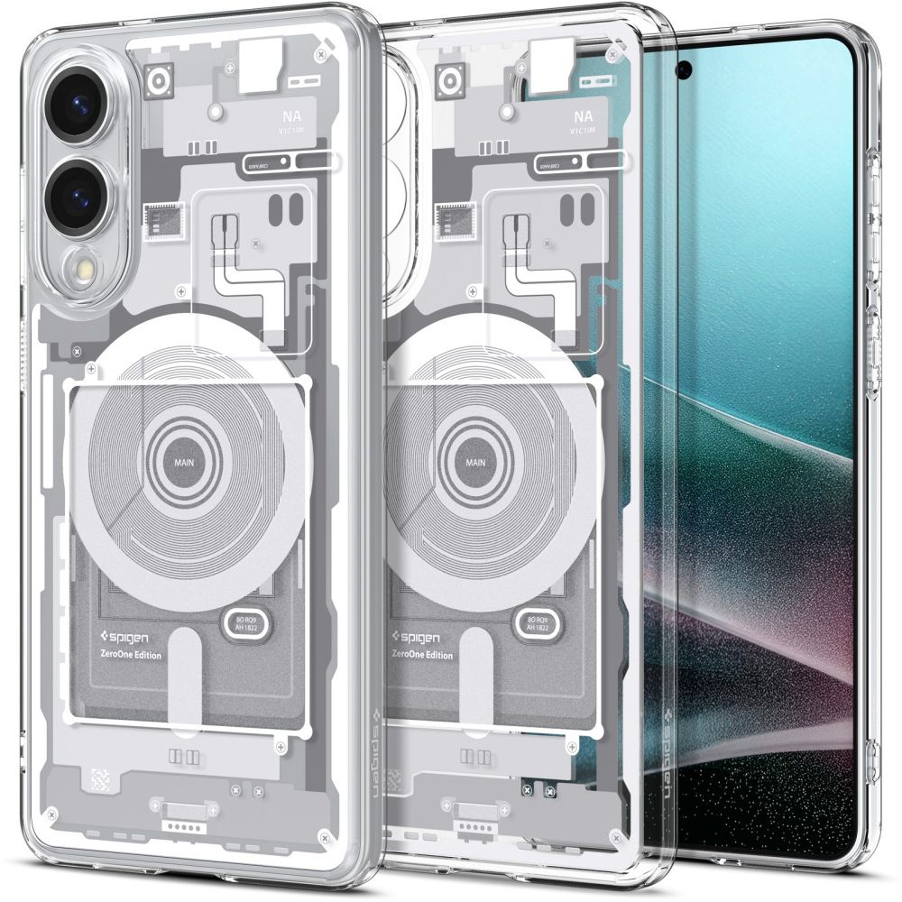 Spigen Ultra Hybrid MagSafe dėklas Galaxy S25 Edge – baltas