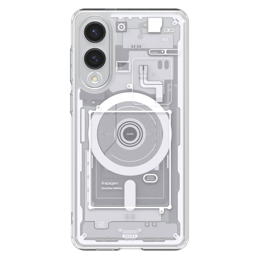 Spigen Ultra Hybrid MagSafe dėklas Galaxy S25 Edge – baltas