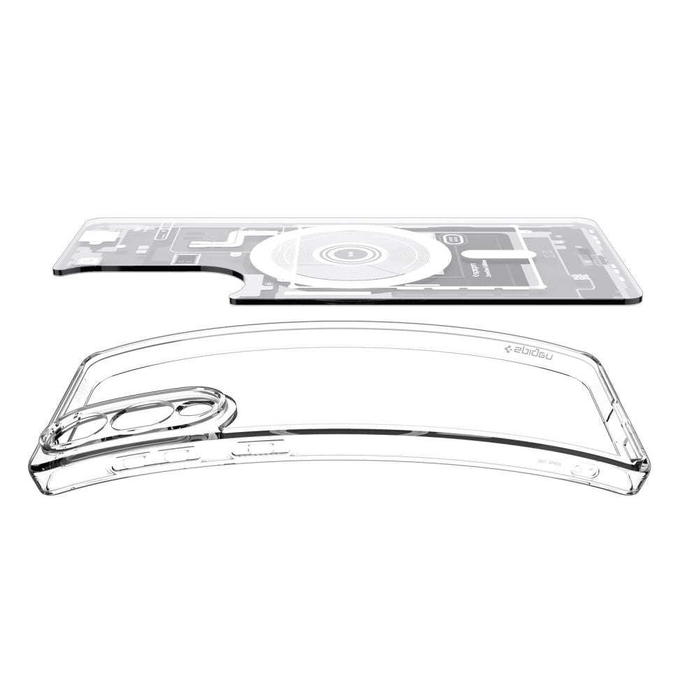 Spigen Ultra Hybrid MagSafe dėklas Galaxy S25 Edge – baltas