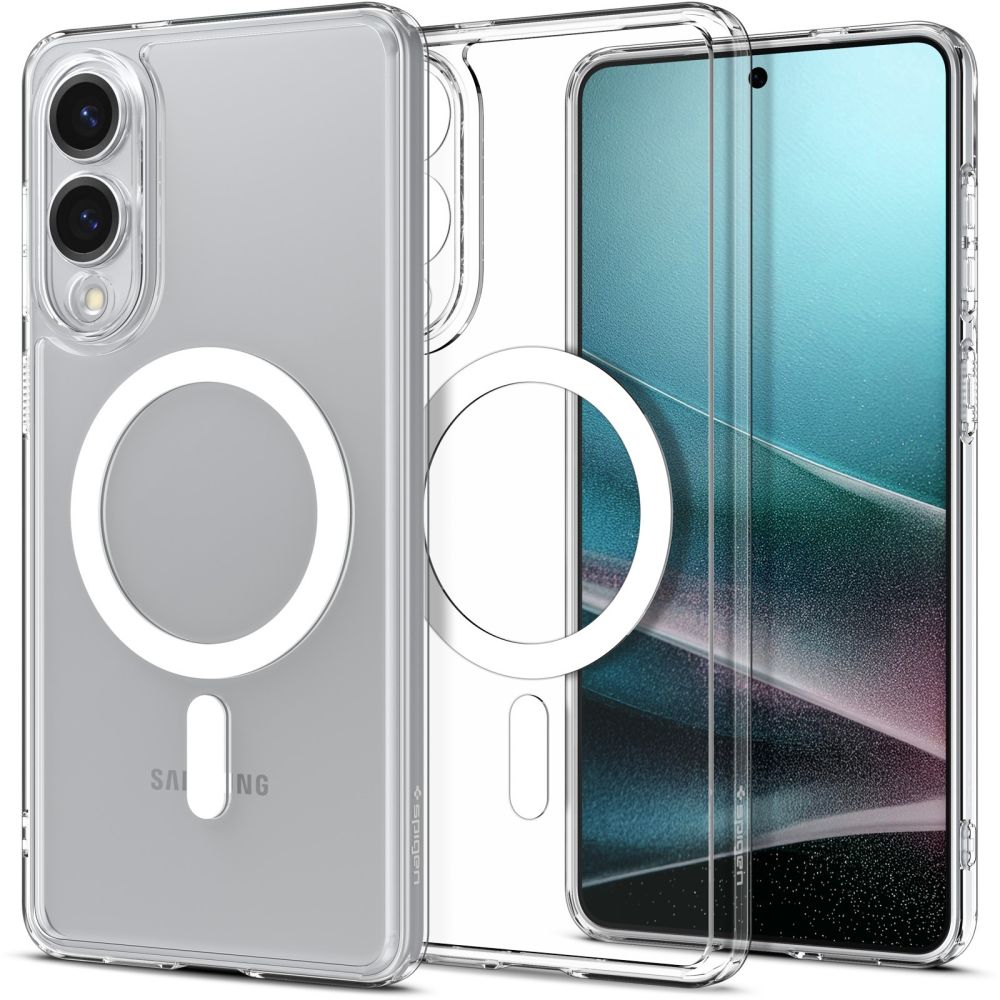 Spigen Ultra Hybrid MagSafe dėklas Galaxy S25 Edge – skaidrus