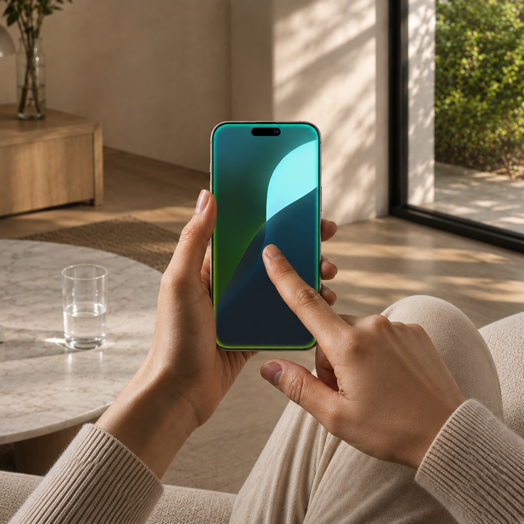 AmazingThing Titan Matte Glass grūdintas stiklas skirtas iPhone 16 -- iPhone 16