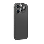 AmazingThing Aviacinio lygio lydinio grūdinto stiklo objektyvas, skirtas iPhone 16 Pro / 16 Pro Max fotoaparato objektyvas – juodas