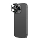 AmazingThing Aviacinio lygio lydinio grūdinto stiklo objektyvas, skirtas iPhone 16 Pro / 16 Pro Max fotoaparato objektyvas – juodas