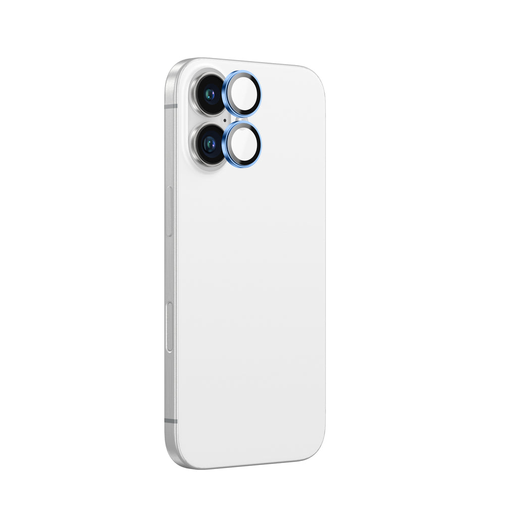 AmazingThing kameros stiklas iPhone 16/16 Plus – mėlynas