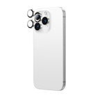 AmazingThing objektyvų apsauga iPhone 16 Pro/Max – sidabrinė