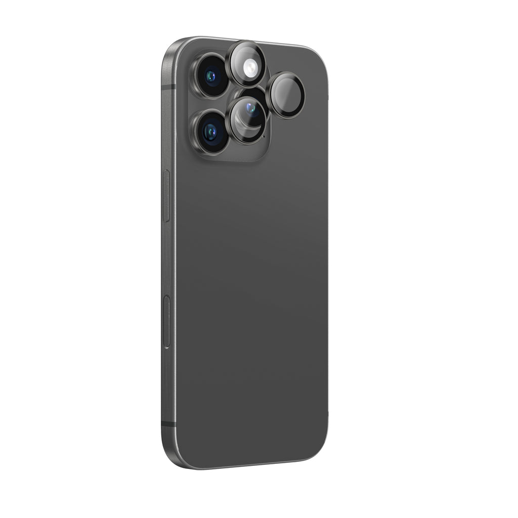 AmazingThing kameros lęšių apsauga iPhone 16 Pro/Pro Max – juoda