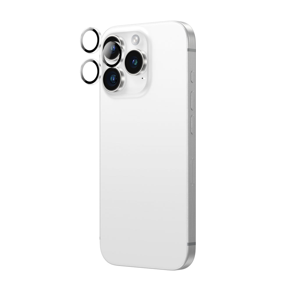 AmazingThing AR3 kameros stiklas iPhone 16 Pro/Pro Max – skaidrus