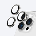 AmazingThing AR3 kameros stiklas iPhone 16 Pro/Pro Max – skaidrus