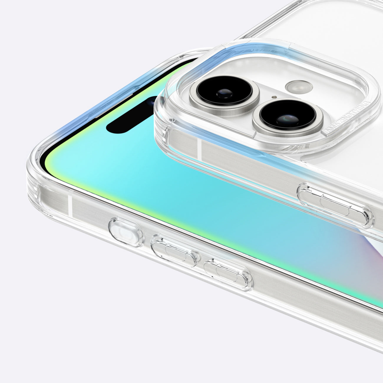 Skaidrus magnetinis dėklas iPhone 16 – AmazingThing