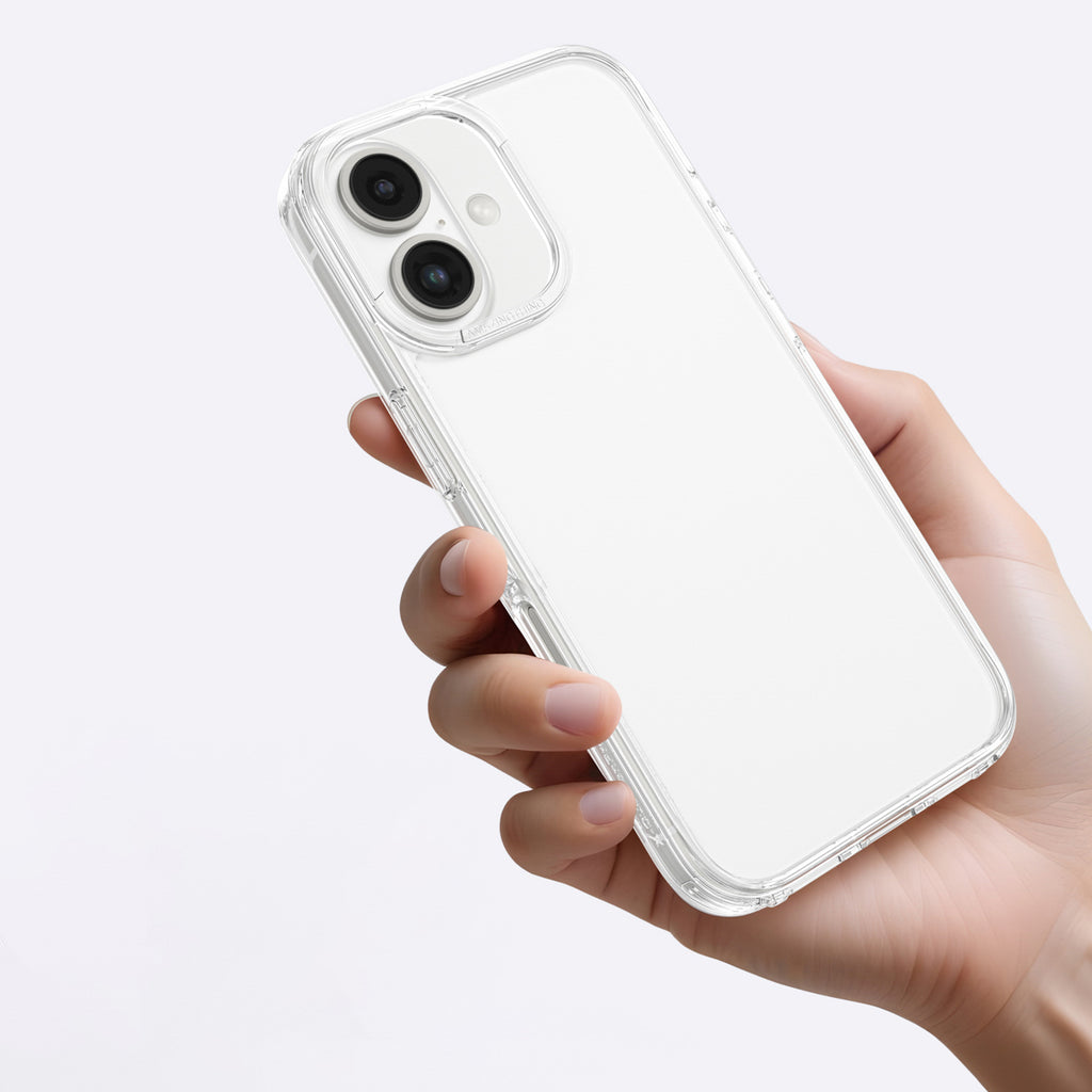 AmazingThing Minimal dėklas iPhone 16 Plus – skaidrus