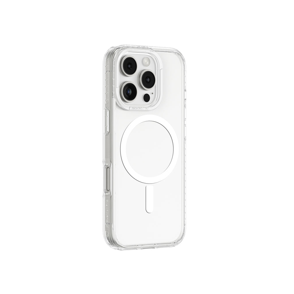AmazingThing Titan Pro Mag Case su magnetiniu ziedu skirtai iPhone 16 Pro - Skaidri -- iPhone 16 Pro