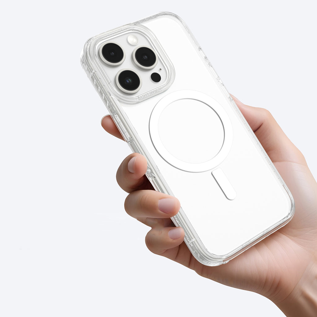 AmazingThing Titan Pro Mag Case su magnetiniu ziedu skirtai iPhone 16 Pro - Skaidri -- iPhone 16 Pro