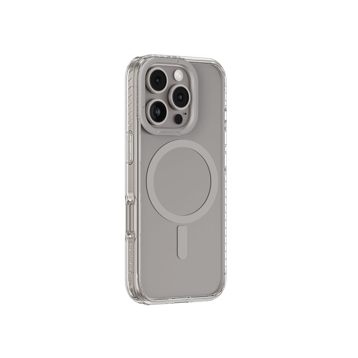 AmazingThing MagSafe dėklas iPhone 16 Pro Max – pilkas
