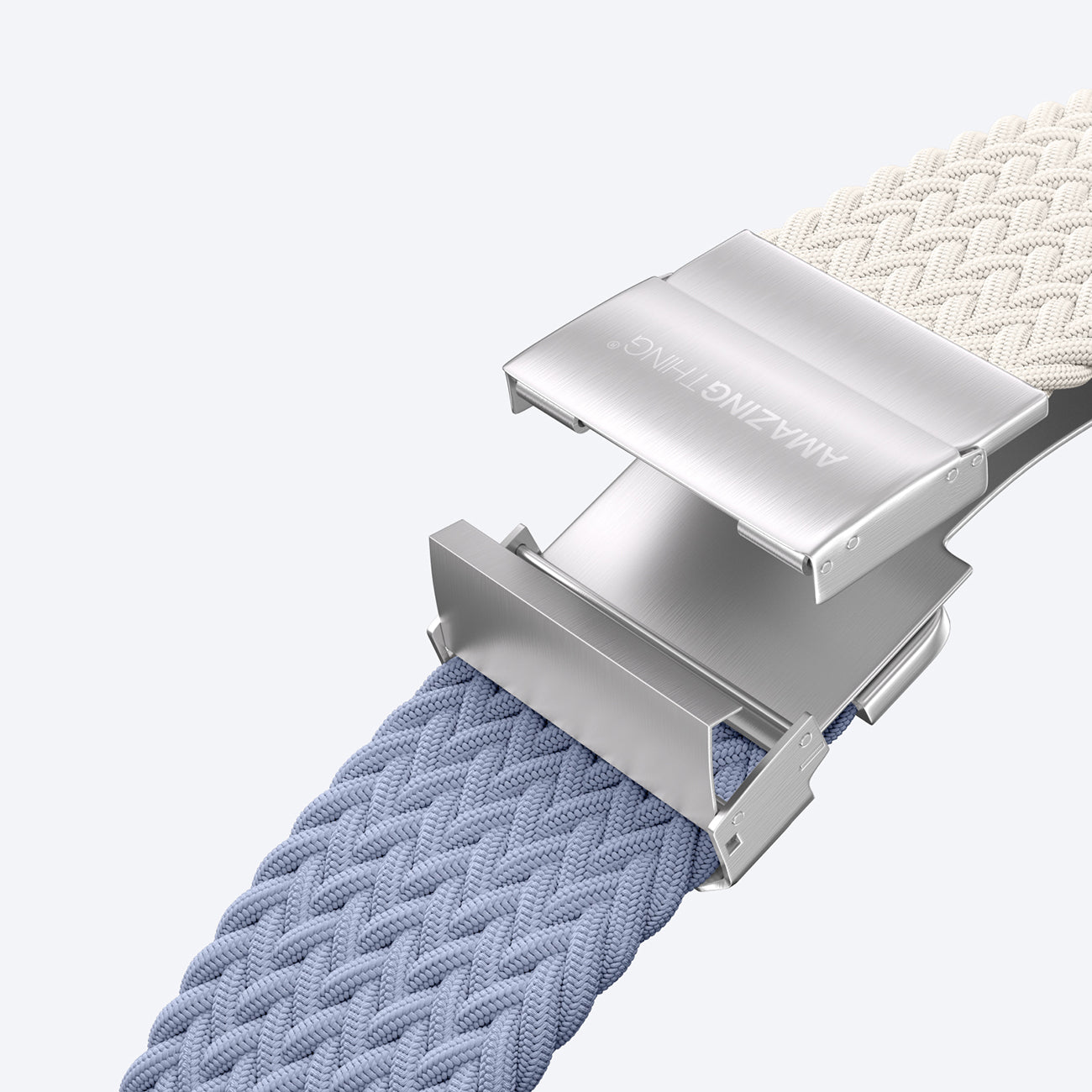 2 vnt. AmazingThing Blend Band rinkinys Apple Watch 45/46/49mm – Space Blue/Stellar -- Apple Watch 45mm / Apple Watch...