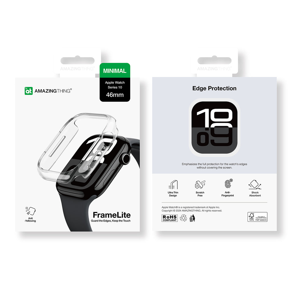 AmazingThing Minimal Case Apple Watch 46mm – skaidrus -- Apple Watch 46mm